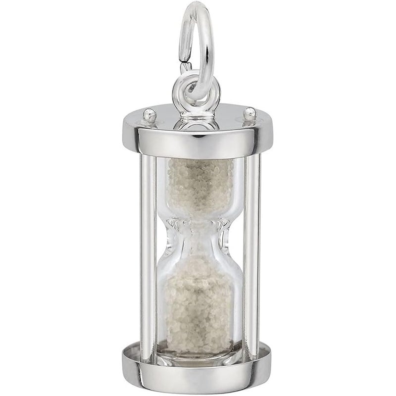 Hourglass Charm, Charms for Bracelets and Necklaces
